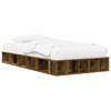 Bed Frame with Storage Space Reclaimed Wood 80 X 200 Cm Engineered Wood