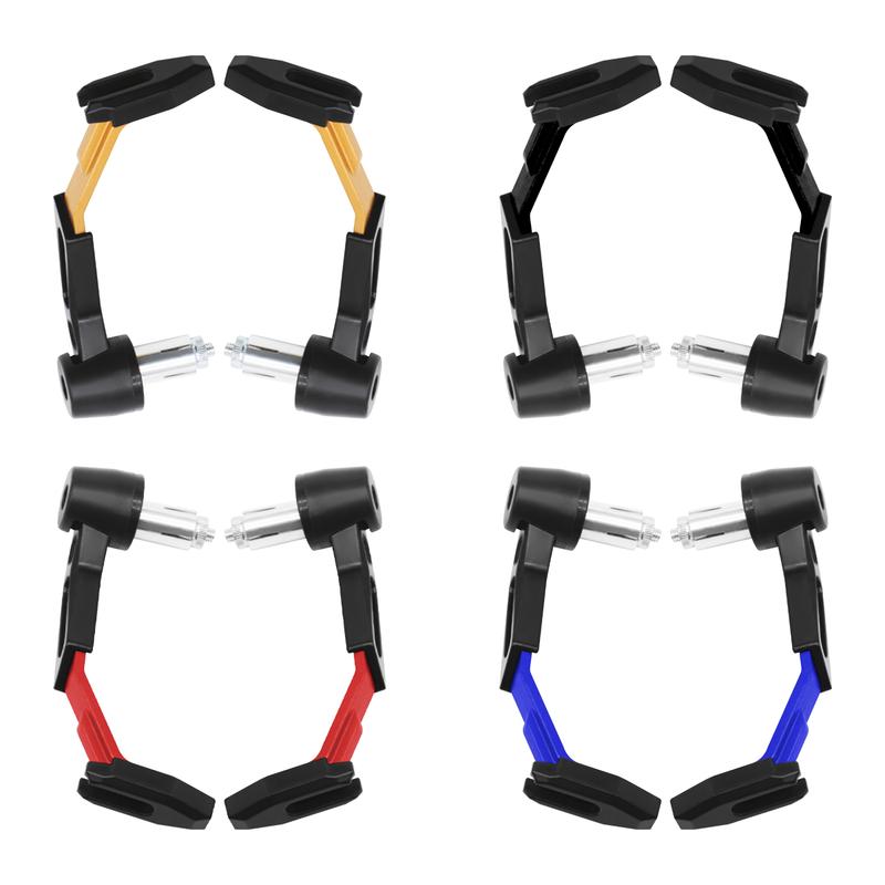 2PCS Handlebar Protectors Windproof Anti-Fall Lever Guard with Aluminum Stiffener For Motorcycle Scooter Mountain E-Bike Brake