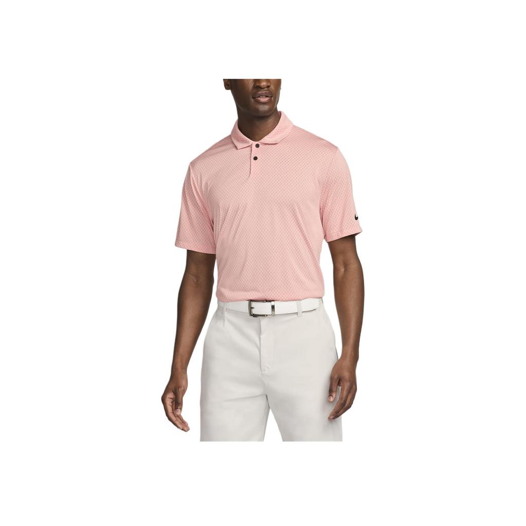 Nike Tour Comfortable Simple Short Sleeve Polo Shirt Men Tops Light-Red FD5744-823