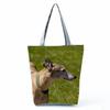 Greyhound Shopping Bags Casual Groceries Women Handbags Animal Dog Graphic Large Capacity Shoulder Bags Portable Foldable Totes