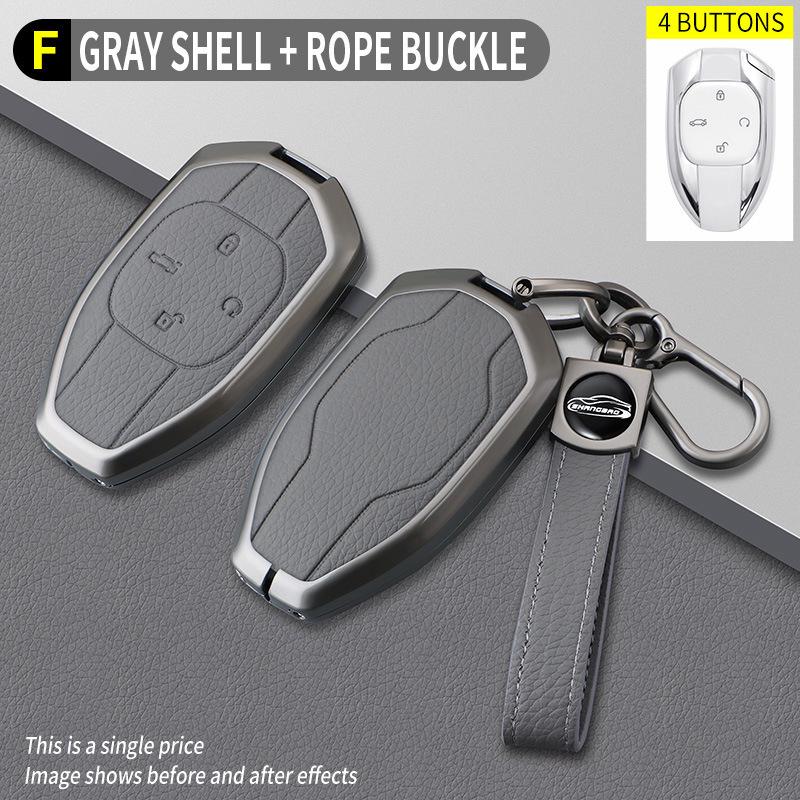 Key Cover for 23/24 GAC Trumpchi M8, Master E9MAX - High-End Buckle Shell for Men and Women.