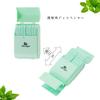 Himgy Twin Line Floss Picks, 614 Carat, Refillable, Shred-Resistant Floss, Mint Scent, with Travel Case