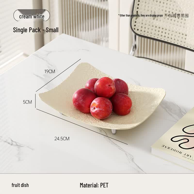 Deouxingguang Simple Plastic Fruit & Snack Plate Set