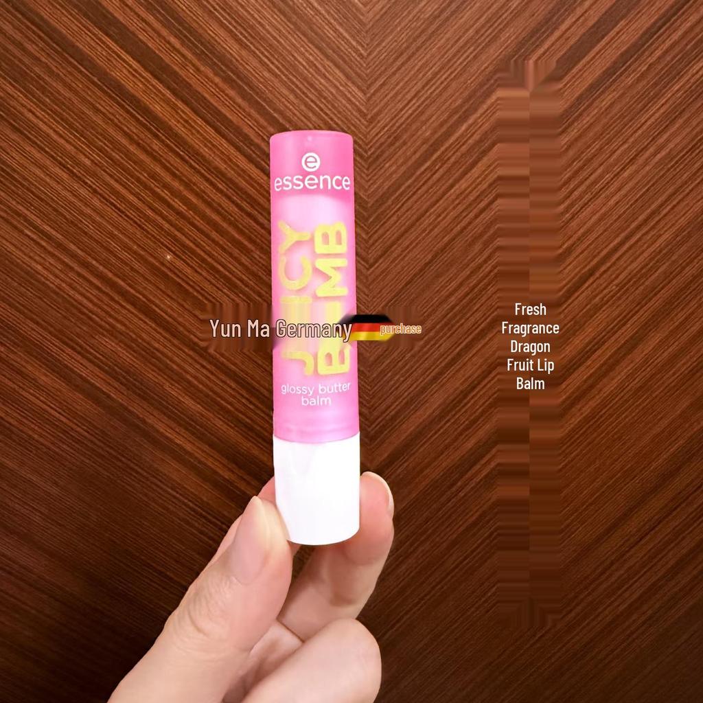 German Essence Juicy Bomb getönter Lippenbalsam - Glänzend, Fruchtig und Feuchtigkeitsspendend
