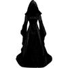 Women Hooded Gothic Dress Medieval Corset Renaissance Dress Victorian Dress Halloween Costume