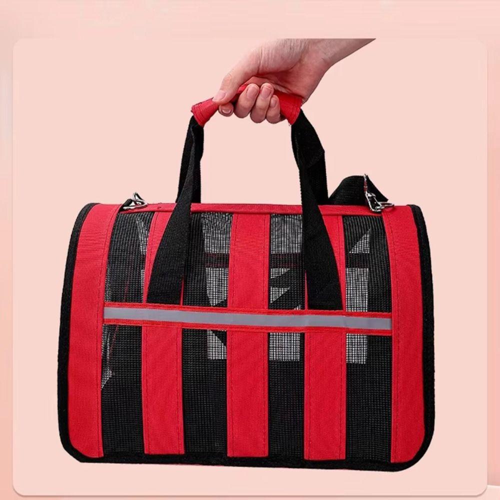 Foldable Travel Puppy Handbag Oxford Cloth Pet Travel Bag Outdoor Cat Carrier Bag  Pet Accessories