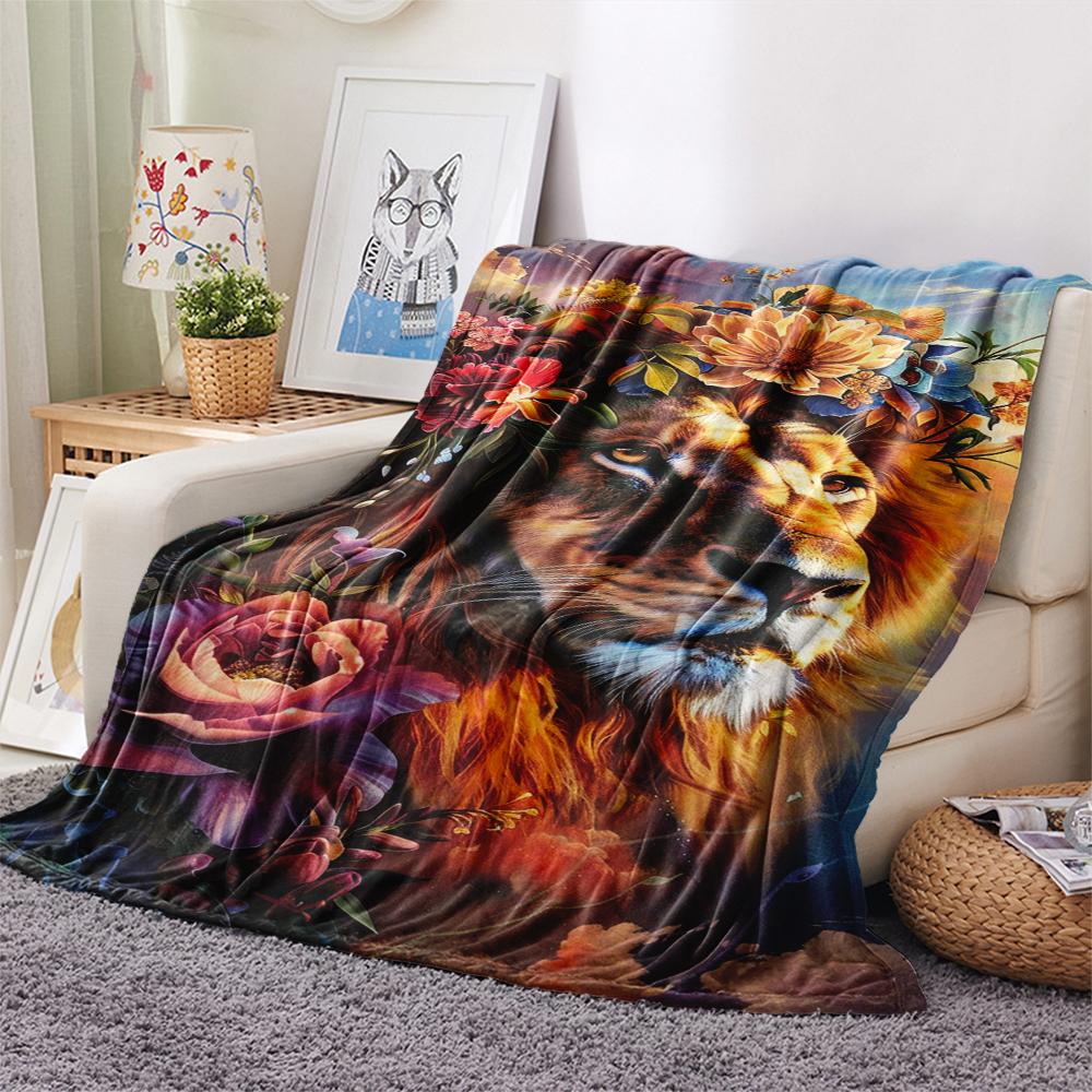 1 Manta de Franela con Estampado de Dibujos Animados, Alta Calidad, Cómoda para Todas las Estaciones, Decoración del Hogar, Calidez y Confort, Perfecta para Regalo de Navidad o Cumpleaños