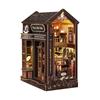 CUTE ROOM DIY Miniature Coffee House 3D Puzzle Book Nook Kit - Tiny Model Building Toy Birthday Gift