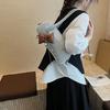 Elegant Pu Bowling Bag Large Capacity Women Handbags Vintage Boston Shoulder Bag  Girls