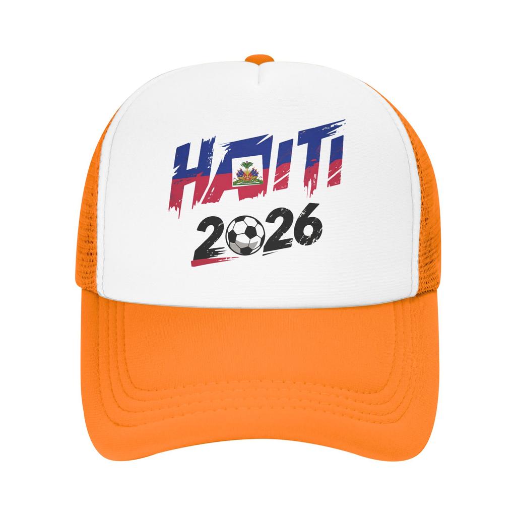 Haiti Football Match Mesh Baseball Cap Unisex Women Casual Sun Hat Canada Mexico Usa Dad Hat Adjustable Summer Trucker Hats