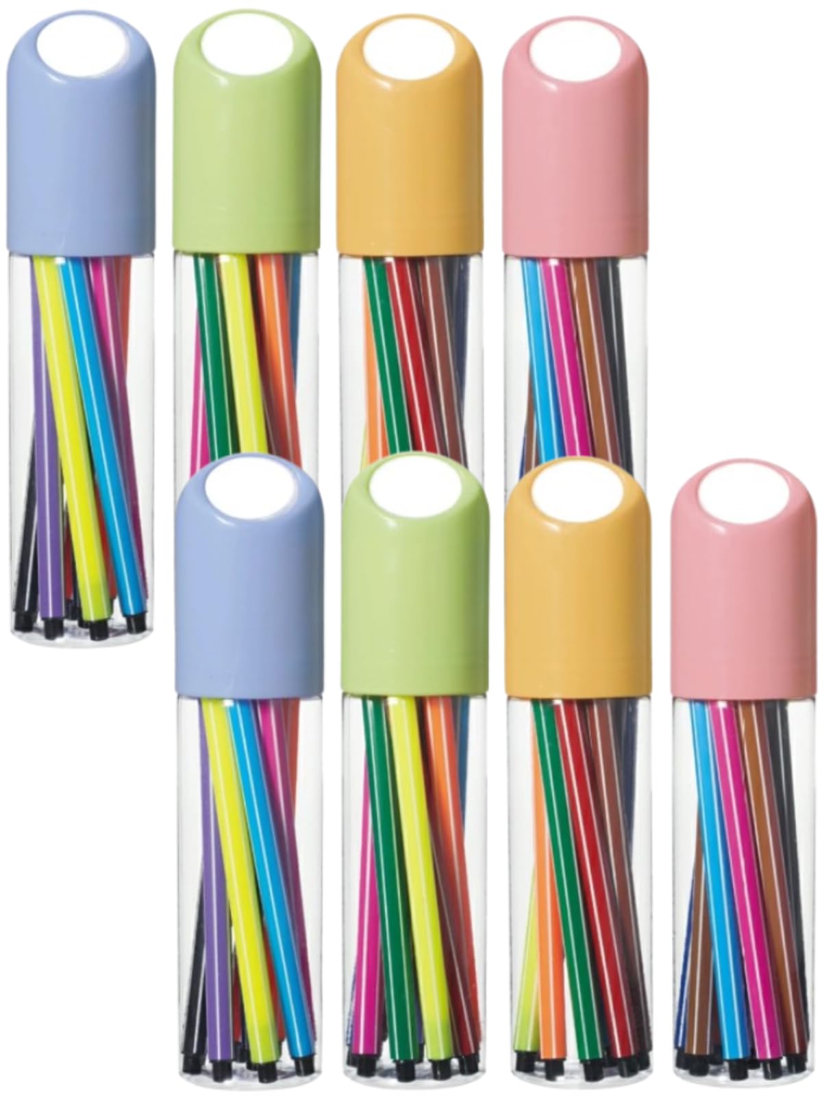 

из 8 всего по 2 каждого из 4 цветов наклейка-спасибо Чехол для бутылки с цветным фломастером цвет цвет маленький маленький приветственный переезд приветственный новый новый школа новый