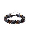 Jewelry Bracelet Woven Stone European and American Bracelet Bracelet Bracelet Tiger Eye Weathered Agate Bracelet