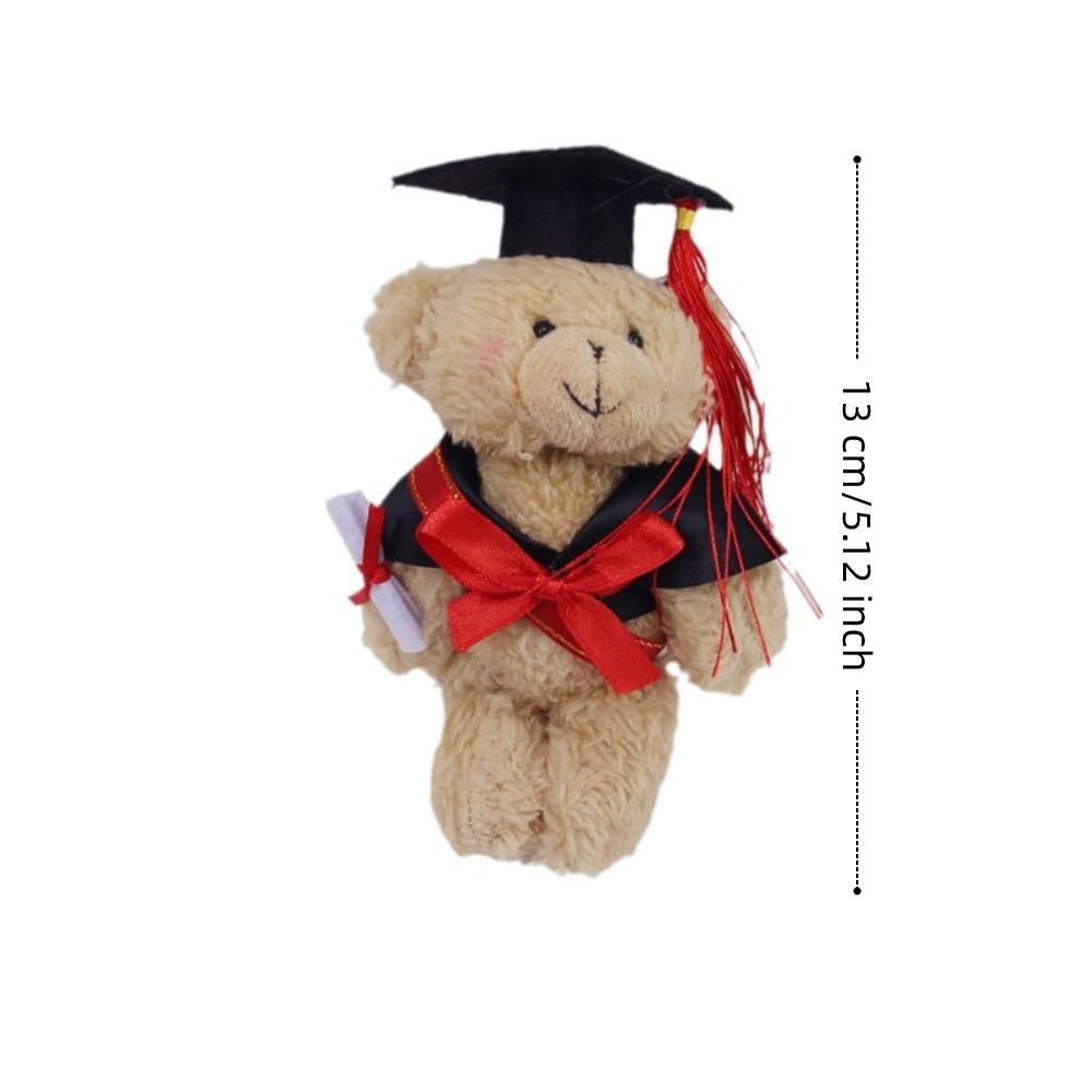 13cm Graduation Bear Dr. Bear Cartoon Lovely Bear Soft Graduation Bear Dolls  Kindergarten