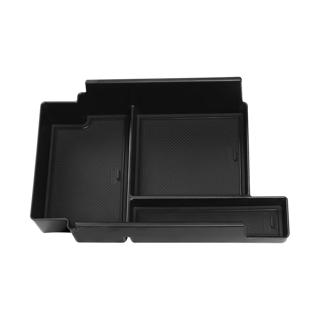 for Nissan Pathfinder 2025-2026 Center Console Armrest Storage Box ABS Car Tray Organizers Accessories Tidying Black