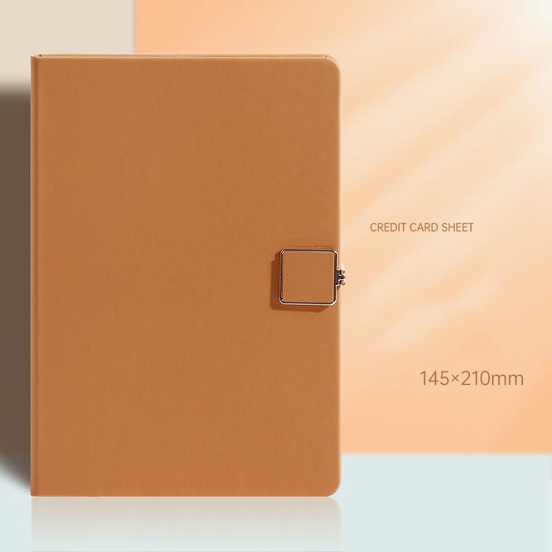 Kraft Paper Notebook Journal Planner Book School Custom Black Cover Leather Journal Printing Notebook A5 with logo (Gold,A6) золотой