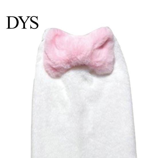 Girls Leg Warmers 1 Pair Women Pink Bow Plush Autumn Winter Japanese Style Sweet Ruffles Socks for Daily Wear