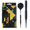 Cuesoul JIHO S4 Tungsten Steel Dart Set with ROST T19 Integrated Flights 19-gram 90% Soft-Tip Two-Color (CSJH-90R19KJHS4)