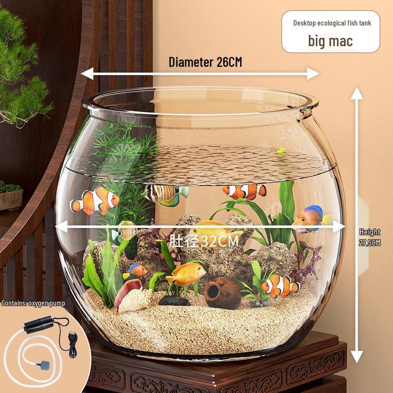 Gureide Runder Anti-Drop Öko-Fischbehälter