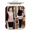 Elegant Mother's Set: Chinese-Style Spring Vest Jacket & Velvet Shirt for Middle-Aged Women