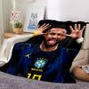 1pc Neymar4 Blanket, Gift, for Men and Women, Soft Blanket, Good for Sofa Bed Couch Travel, Lightweight Flannel Blanket