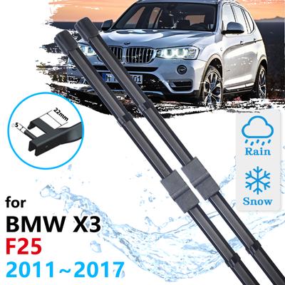 Car Front Wiper Blade For BMW X3 F25 2011 2012 2013 2014 2015 2016 2017 M Sport xDrive30d xDrive20d Windscreen Windshield