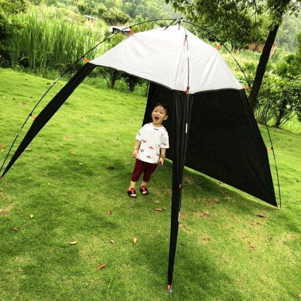 Outdoors Canopy Camping Tent Anti-UV Beach Shelter Tent Picnic Fishing Tent Hiking Travel