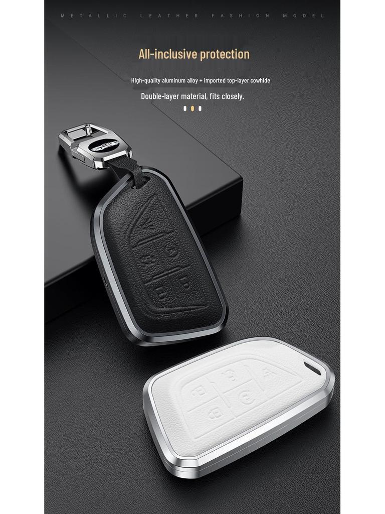 Cadillac Key Case for XT5, XT4, CT5, XT6, CT6 - Keychain and Protective Shell