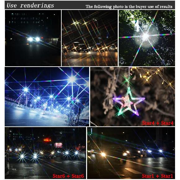 KnightX Special Effects Star Line 4 6 8 Star Camera Lens Filter For Canon Sony Nikon 1200d 200d D80 Dslr 52mm 58mm 67mm 77mm