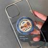 Korean-Style Cartoon Magsafe Magnetic Phone Holder with Retractable Airbag for Selfies