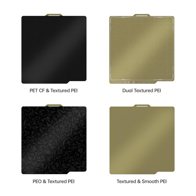 BIGTREETECH Panda Build Plate For Bambu Lab P1S P1P P2S Spring Steel Bambulab A1,P1,X1,X2D Textured Pei Sheet For Bambulabs Heat