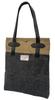 [nature Et Evoluer] Harris X Paraffin Canvas Vertical Tote with Leather Accessory (WG2421-CGY)