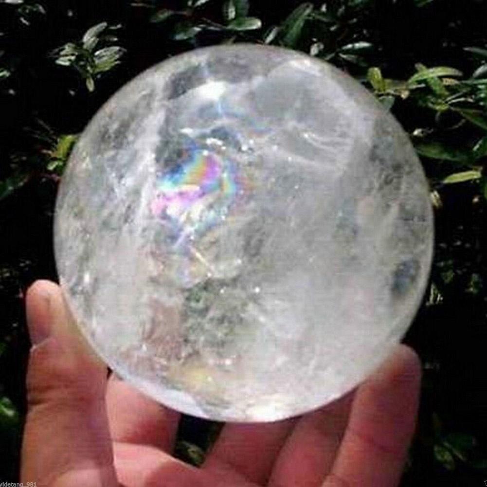 Natural White Clear Quartz Crystal Ball Healing Gemstone Diammeter 12mm-28mm