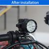 2PCS 180W 6500K 7800 LM Universal Aluminum Alloy 9 CREE Chips LED Motorcycle Headlights Motos Bulb Motorbike Waterproof