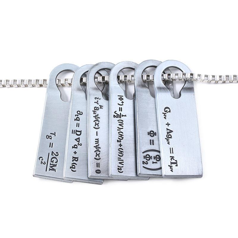 Death Stranding Chemical Physical Equations Alloy Pendant Necklace With Vintage Design For Science Enthusiasts