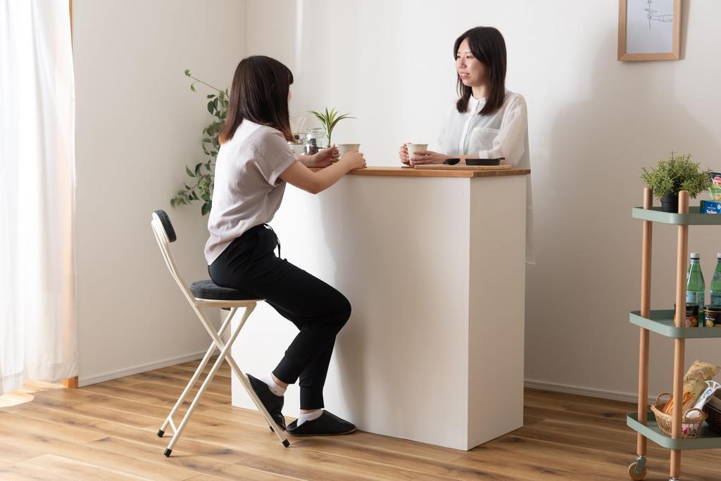 Azumaya-kk Folding High Chair PC-35SBK