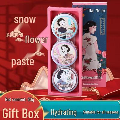 Schneeflocke Ganzjahres-Hautpflege-Set: Gesichts- und Handcreme Geschenkbox von Legacy Brand