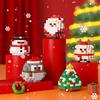 Christmas Toys Mini Santa Claus Building Blocks Micro Bricks Educational Toys For Kids Christmas Gifts