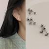 1Pair Star Heart Flower Earring For Women Ear Bone Nail Cartilage Earring Spiral Stud Earring Body Jewelry Gifts1Pair Star Heart