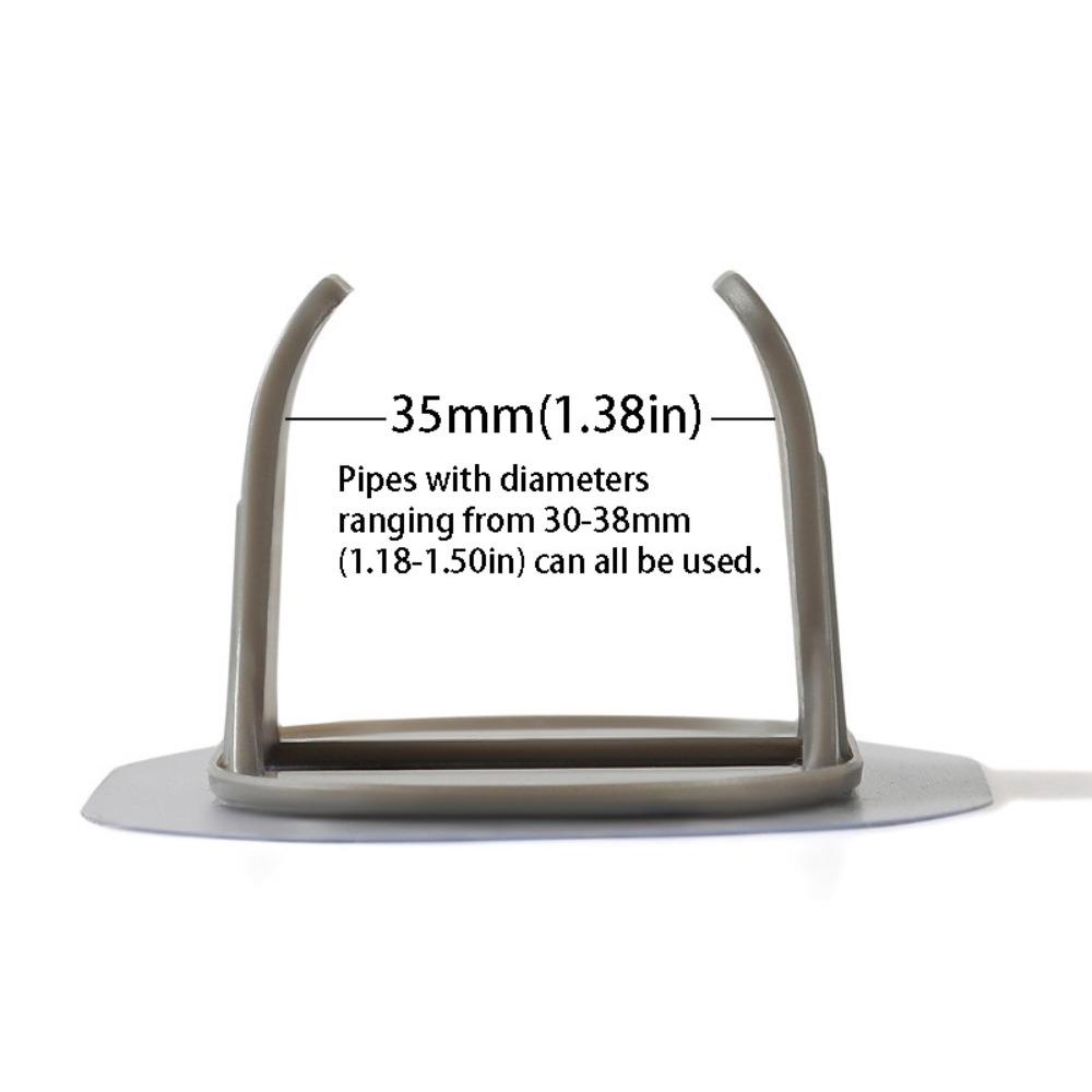Self-adhesive Cable Clips Plastic Pipe Support Fasteners Pipe Holder Fasteners Wiring Hose Clamp