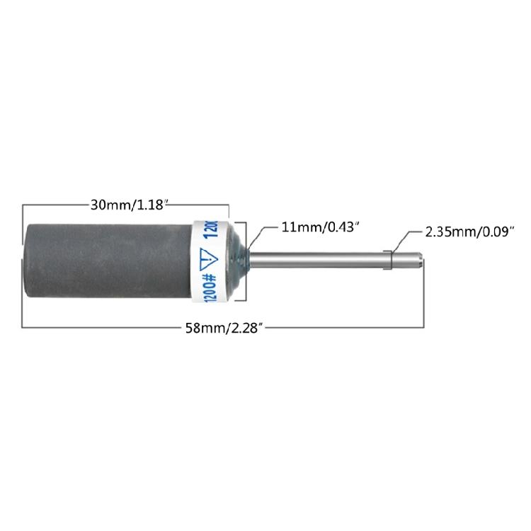 2.35mm Shank Grit 180-7000 Sandpaper Bar Rod Sanding Stick Wet Dry Polishing