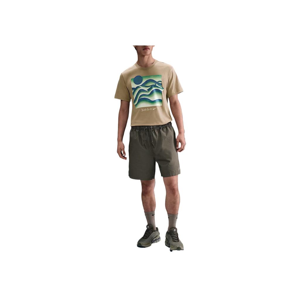 Nike Comfortable Fashionable Casual Versatile Short Sleeve T-Shirt Men Tops Yellow HJ0785-297