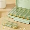 7 Days Pill Dispenser Box A Week Sealed Pill Case Medicine Storage Containers  Camping Equipment
