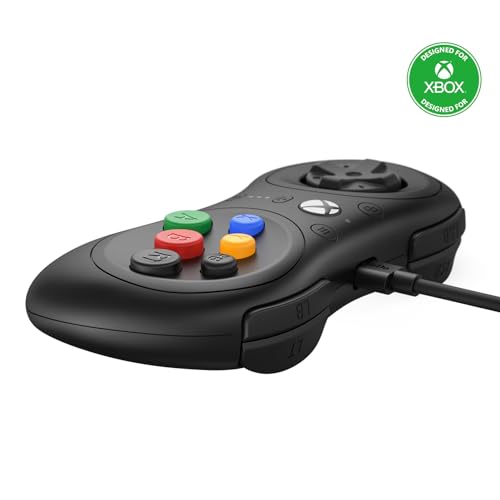8BitDo M30 Wired Controller for Xbox Series X|S, Xbox One, and Windows, 6-Button Layout - Officially Licensed