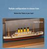 Nezha Model výletní lodi Titanic: Mikrostavební bloky s vysokou obtížností, kompatibilní s Lego