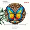 Metal Tin Sign Vintage Butterfly Wall Art Home Bar Decor