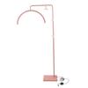 22 Inch 40W Beauty LED Floor Light 2700 to 5600K Pink Half Moon Lamp for Eyebrow Tattoo Nail Art