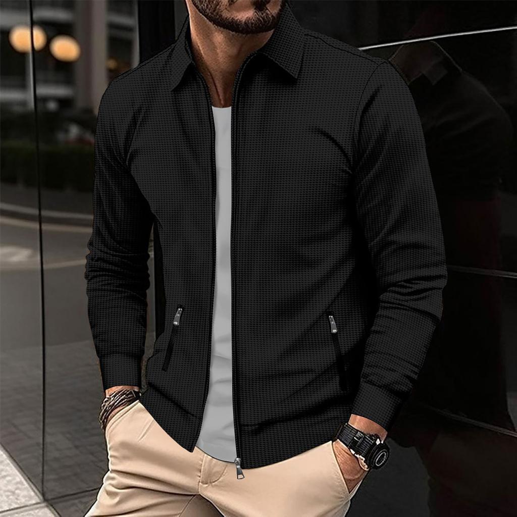 Men's Casual Camouflage Sports Sweatshirt Long Sleeve Zipper Hooded Jacket Coat