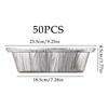 Air Fryer Sheets Liners 50 Pieces Aluminum Foil Inserts Round Oil-proof Air Fryer Basket Liner for Bakeware Microwave Toaster