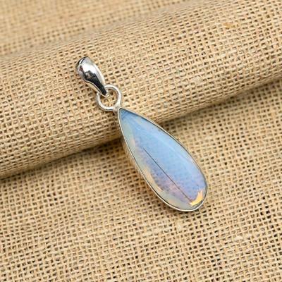 Gorgeous Milky Opal Gemstone Handmade 925 Sterling Silver Jewelry For Women