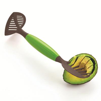 Avocado-Stampfer, 3-in-1, multifunktional, einfach zu bedienen, bequemer Griff, Avocado-Schneider, Schneider und Schäler, Küchenzubehör